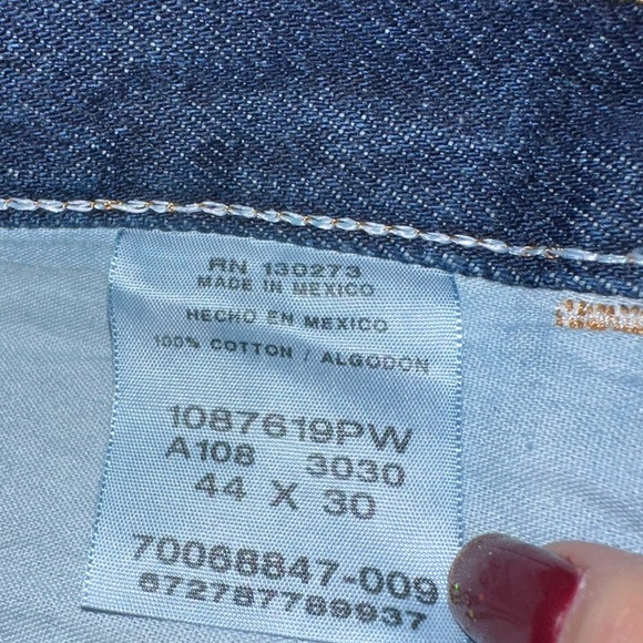 Wrangler Rustler Dark Blue Jeans - NWT - Picture 4 of 9